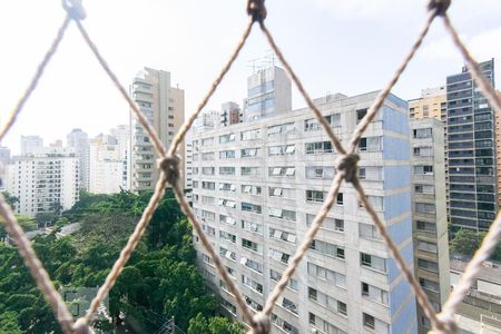 Vista da Varanda da Sala de apartamento à venda com 3 quartos, 123m² em Moema, São Paulo