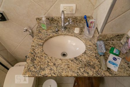 Detalhe do banheiro  de apartamento para alugar com 1 quarto, 70m² em Vila Clementino, São Paulo