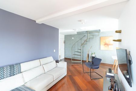 Sala de apartamento à venda com 1 quarto, 120m² em Brooklin Paulista, São Paulo