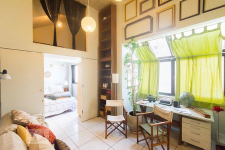 Sala de apartamento à venda com 1 quarto, 90m² em Vila Olímpia, São Paulo