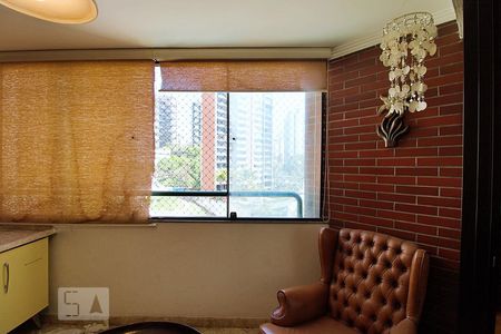 Varanda da Sala de apartamento à venda com 3 quartos, 108m² em Vila Andrade, São Paulo