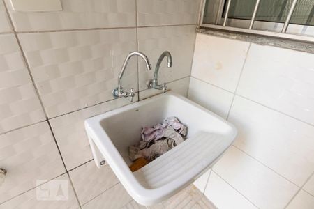 Detalhe área de serviço de casa para alugar com 1 quarto, 45m² em Vila Lúcia, São Paulo