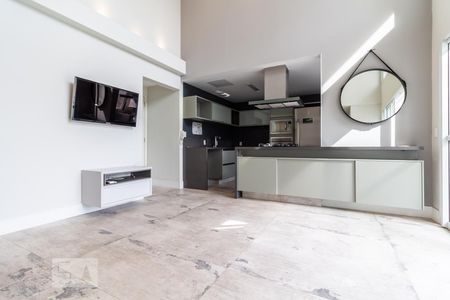 Sala de apartamento à venda com 2 quartos, 79m² em Tamboré, Santana de Parnaíba