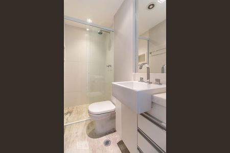 Banheiro da Suíte 1 de apartamento à venda com 2 quartos, 79m² em Tamboré, Santana de Parnaíba