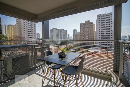 Studio para alugar com 42m², 1 quarto e 1 vaga Studio para alugar com 42m², 1 quarto e 1 vagaVaranda