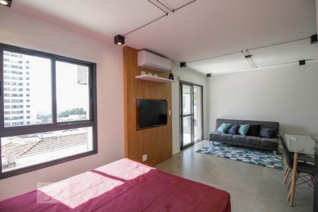 Studio para alugar com 42m², 1 quarto e 1 vaga Studio para alugar com 42m², 1 quarto e 1 vagaQuarto