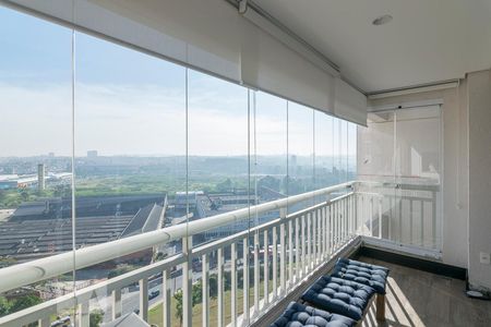 Varanda Gourmet de apartamento para alugar com 2 quartos, 80m² em Vila Homero Thon, Santo André