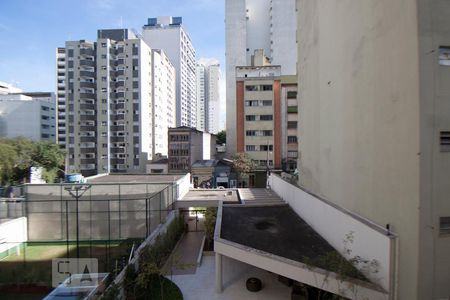Vista da Suite de apartamento à venda com 1 quarto, 38m² em Consolação, São Paulo