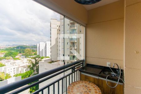 Varanda da Sala de apartamento para alugar com 2 quartos, 50m² em Vila Bela, São Paulo