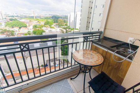 Varanda da Sala de apartamento para alugar com 2 quartos, 50m² em Vila Bela, São Paulo