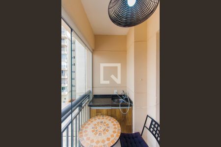 Varanda da Sala de apartamento para alugar com 2 quartos, 50m² em Vila Bela, São Paulo