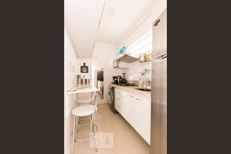 Cozinha de apartamento para alugar com 1 quarto, 46m² em Novo Taquaral, Campinas