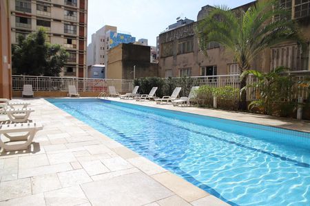 Apartamento para alugar com 40m², 1 quarto e 1 vagaPiscina