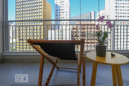 Varanda de kitnet/studio à venda com 1 quarto, 42m² em Centro, São Paulo