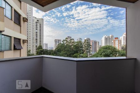 Varanda da Sala de apartamento à venda com 1 quarto, 70m² em Paraíso do Morumbi, São Paulo