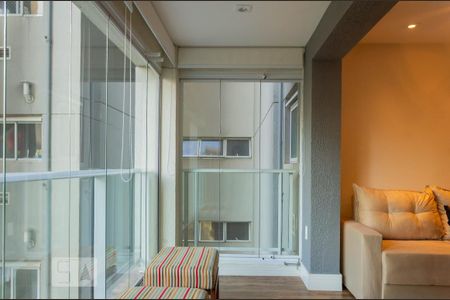 Apartamento para alugar com 49m², 1 quarto e 1 vagaVaranda