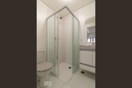 Apartamento para alugar com 55m², 1 quarto e 1 vaga Apartamento para alugar com 55m², 1 quarto e 1 vagaBanheiro do Quarto