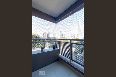 Varanda de apartamento à venda com 1 quarto, 55m² em Cidade Monções, São Paulo