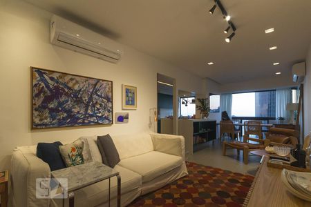 Sala de apartamento à venda com 1 quarto, 40m² em São Conrado, Rio de Janeiro