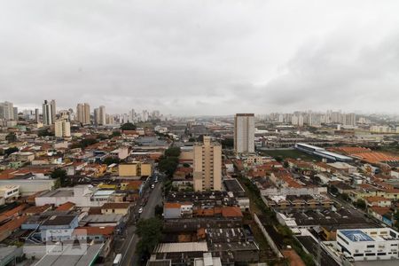 Vista da suíte  de apartamento para alugar com 2 quartos, 65m² em Mooca, São Paulo
