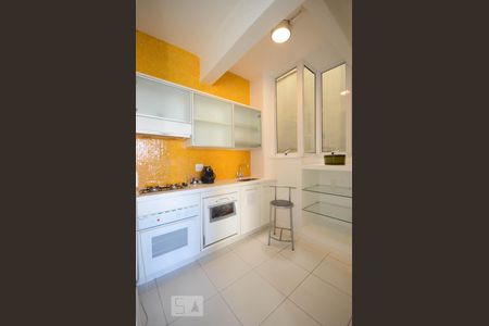 Cozinha americana de apartamento para alugar com 1 quarto, 70m² em Leblon, Rio de Janeiro