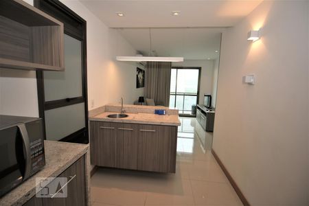 Cozinha - Sala de kitnet/studio para alugar com 1 quarto, 38m² em Camorim, Rio de Janeiro