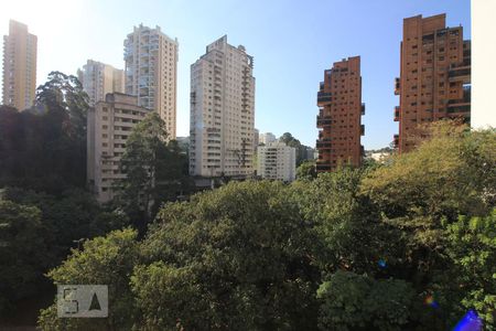 Vista da varanda de apartamento à venda com 1 quarto, 70m² em Jardim Fonte do Morumbi, São Paulo