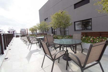 Área externa de kitnet/studio para alugar com 1 quarto, 26m² em Tatuapé, São Paulo