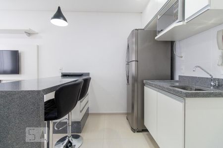 Cozinha de kitnet/studio para alugar com 1 quarto, 26m² em Tatuapé, São Paulo
