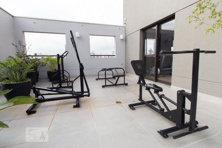 Academia externa de kitnet/studio para alugar com 1 quarto, 26m² em Tatuapé, São Paulo