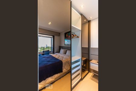 Studio para alugar com 46m², 1 quarto e 1 vaga Studio para alugar com 46m², 1 quarto e 1 vagaQuarto - Detalhe