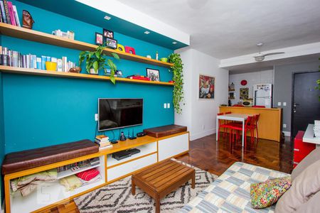 Sala de apartamento à venda com 2 quartos, 70m² em Glória, Rio de Janeiro