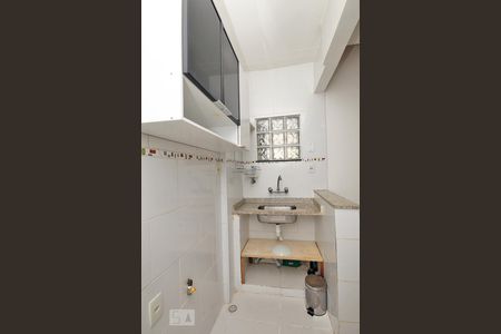 Cozinha. de apartamento à venda com 1 quarto, 38m² em Leme, Rio de Janeiro