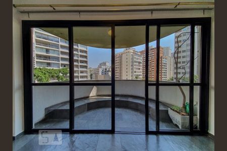 Varanda da Sala de apartamento para alugar com 3 quartos, 142m² em Pacaembu, São Paulo