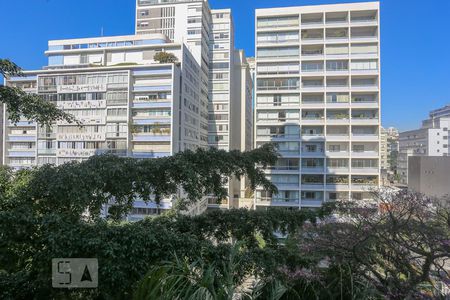 Varanda da Sala de apartamento para alugar com 3 quartos, 142m² em Pacaembu, São Paulo