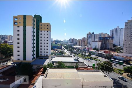 Vista da sacada de kitnet/studio para alugar com 1 quarto, 21m² em Vila Itapura, Campinas