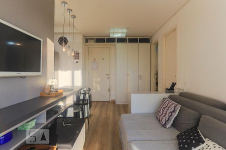 Sala TV de apartamento para alugar com 1 quarto, 35m² em Aclimação, São Paulo