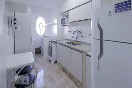 Cozinha de apartamento à venda com 1 quarto, 32m² em Barra Funda, São Paulo