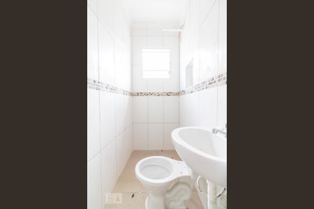 Banheiro de kitnet/studio para alugar com 1 quarto, 25m² em Rudge Ramos, São Bernardo do Campo