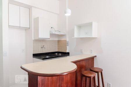 Ambiente Principal - Cozinha de kitnet/studio para alugar com 1 quarto, 35m² em Botafogo, Rio de Janeiro