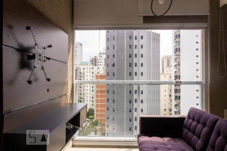 Varanda de apartamento à venda com 1 quarto, 41m² em Santo Amaro, São Paulo