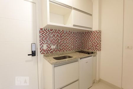 Studio - cozinha de kitnet/studio para alugar com 1 quarto, 33m² em Jardim Ampliação, São Paulo