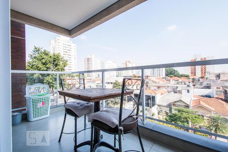 Varanda do Studio de kitnet/studio para alugar com 1 quarto, 34m² em Vila Mariana, São Paulo