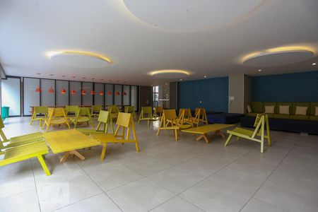 Studio à venda com 37m², 1 quarto e 1 vagaSalão de Festas
