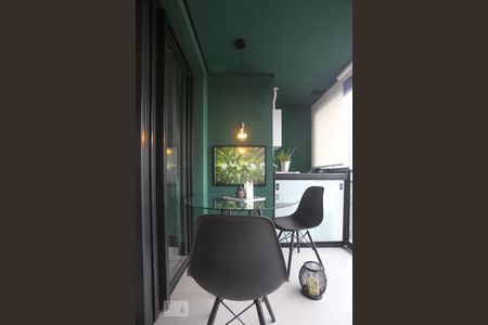 Studio à venda com 37m², 1 quarto e 1 vagaVaranda