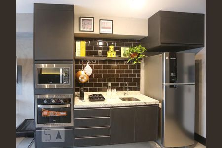 Studio à venda com 37m², 1 quarto e 1 vagaCozinha