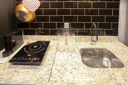 Studio à venda com 37m², 1 quarto e 1 vagaCozinha