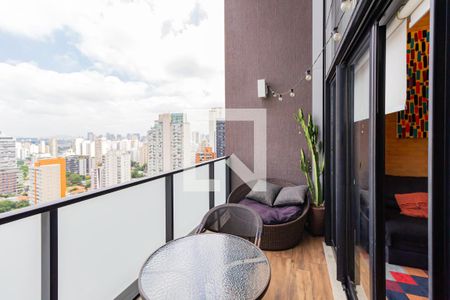Varanda de apartamento para alugar com 1 quarto, 67m² em Campo Belo, São Paulo