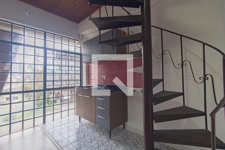 Cozinha de kitnet/studio para alugar com 1 quarto, 50m² em Mercês, Curitiba