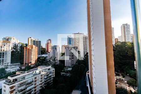 Vista da Varanda de kitnet/studio à venda com 1 quarto, 39m² em Vila Andrade, São Paulo